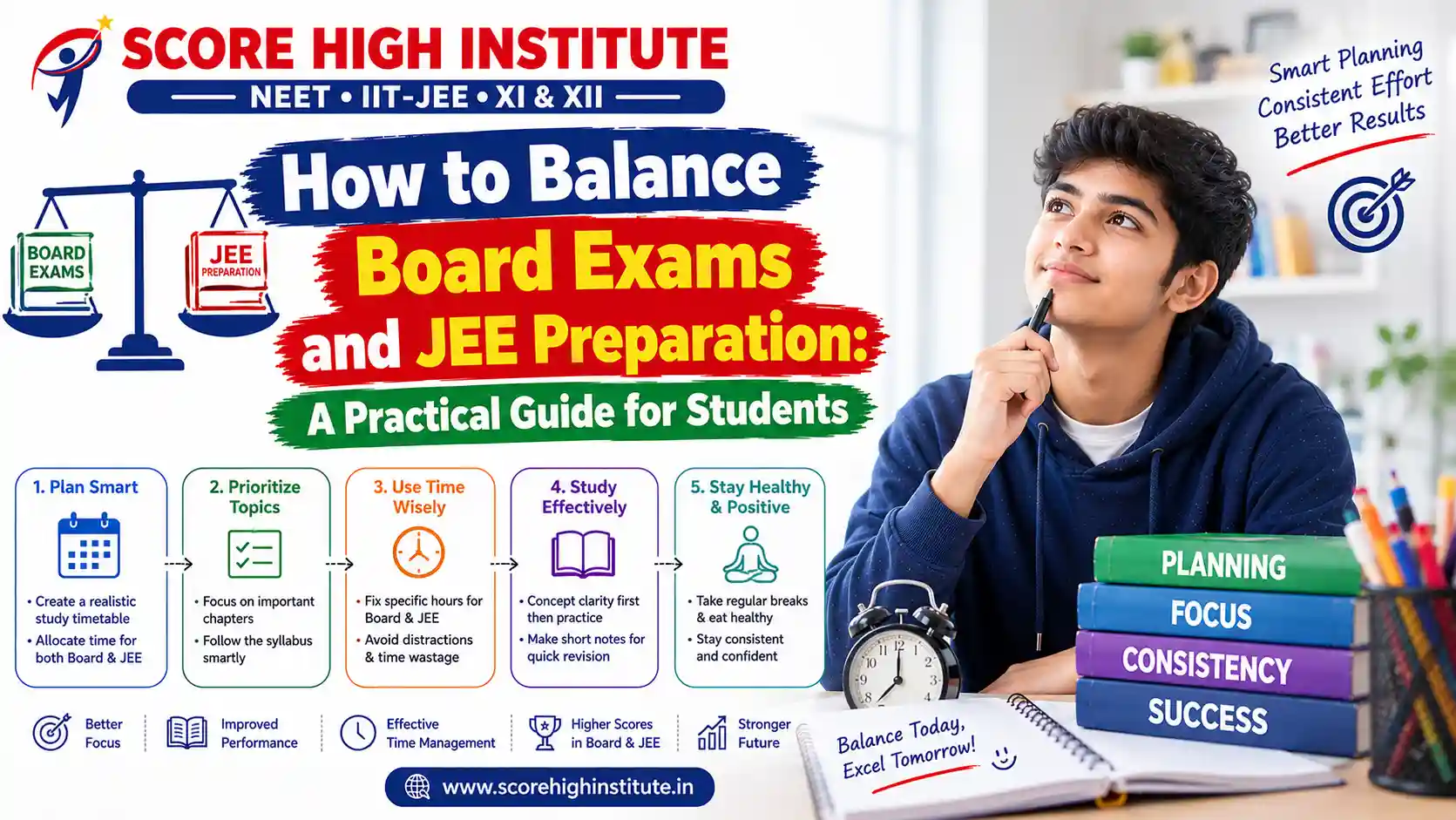 How to balance board exams and JEE preparation