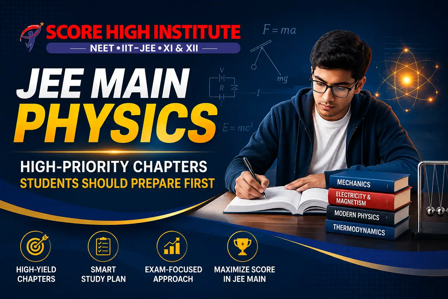 JEE Main Physics high priority chapters preparation